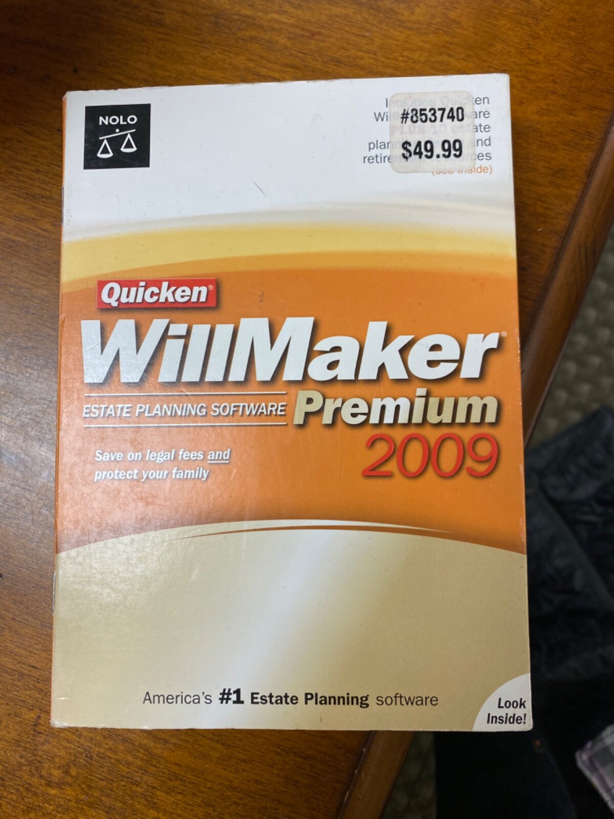 Finance: NoLo Quicken WillMaker Premium 2009-very good condition