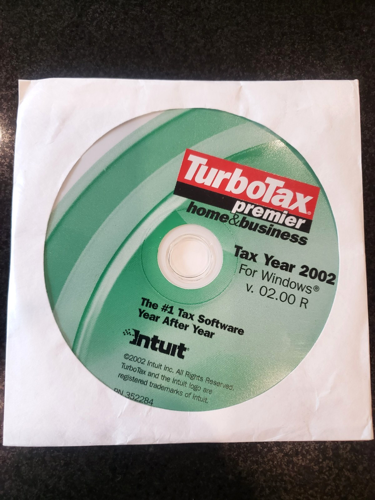 Intuit TurboTax Software CD’s – 2002 Home & Business & 2003 Premier for Windows