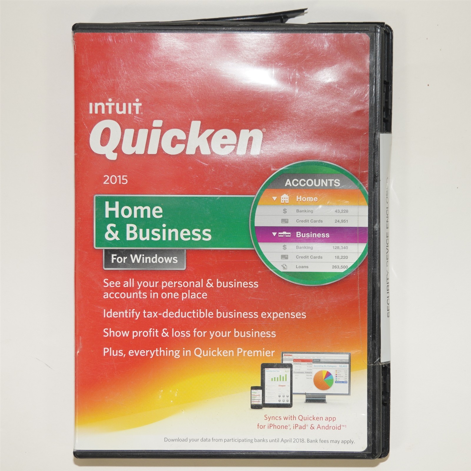 Quicken 2015 Home & Business Finance Software Window Vista SP1, 7, 8, 8.1