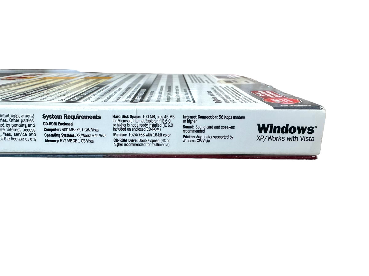 Intuit Quicken Deluxe 2009 ONLY WORKS w/ WIN XP &Vista NOT FOR WINDOWS 10/11