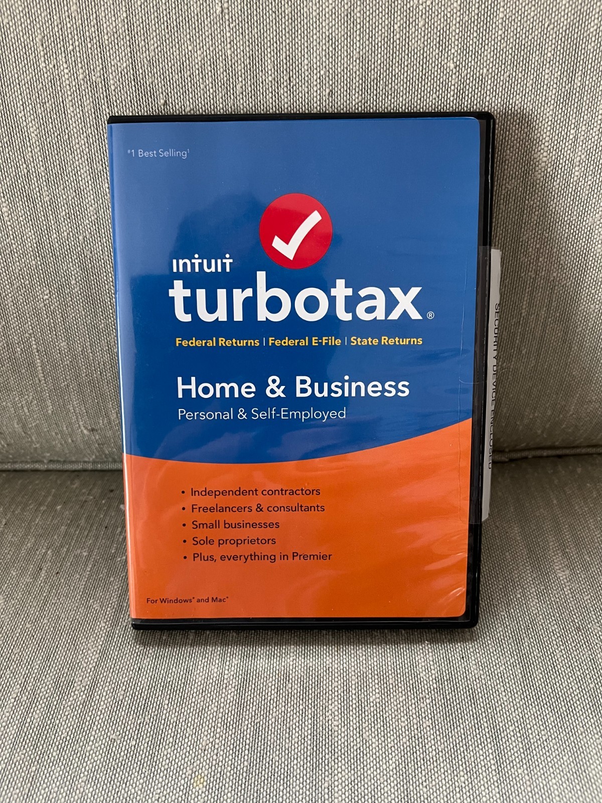 2018 TurboTax Home & Business federal e-file & state tax return for PC & Mac CD