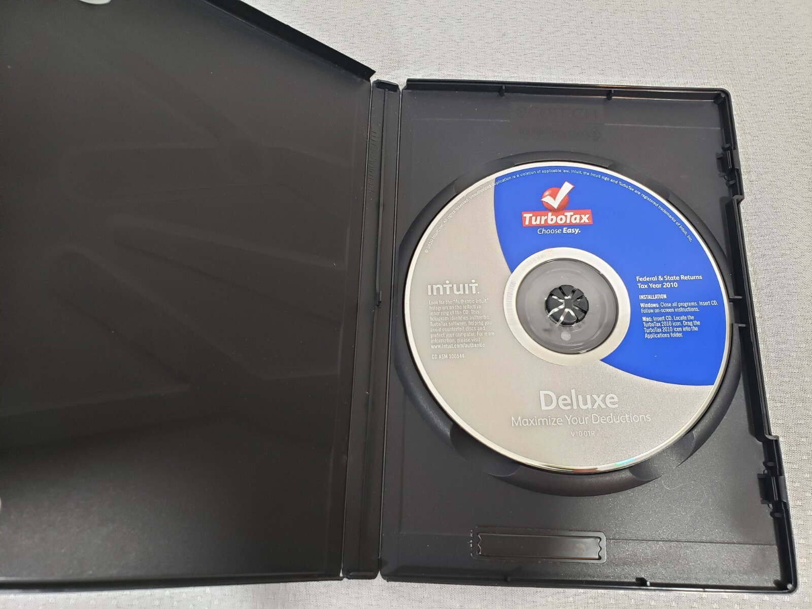TurboTax Deluxe Federal and State For Windows & Mac CD – Tax Year 2010