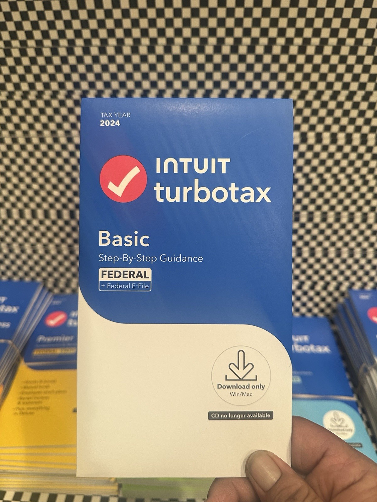 2024 Intuit Turbotax BASIC Federal Window Mac USA Sealed NEW 2024 Tax Software