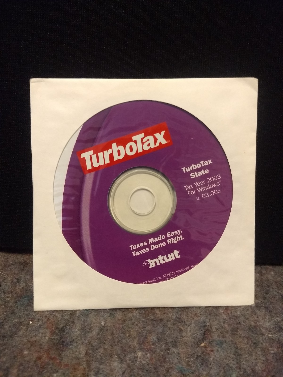 2003 TurboTax Premier Home & Business w/ State (2 CDs)