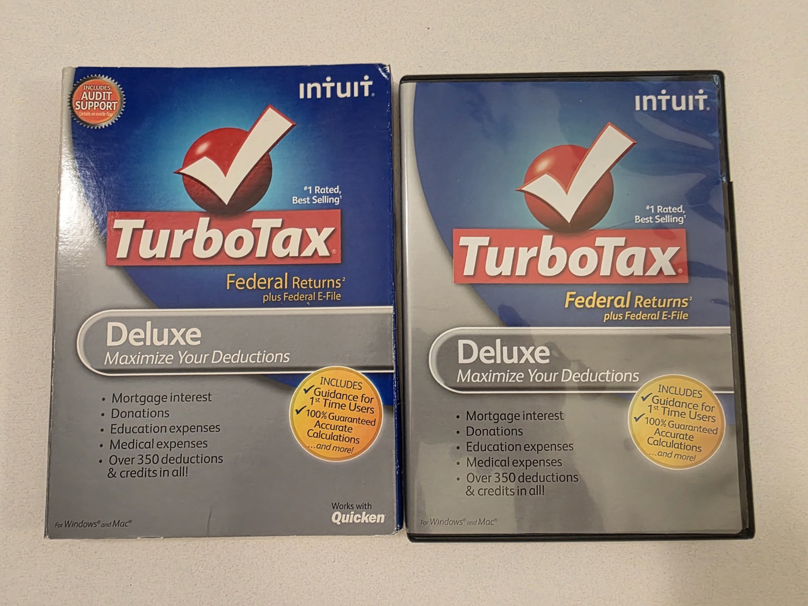 2011 TurboTax Deluxe Federal + Efile-Used