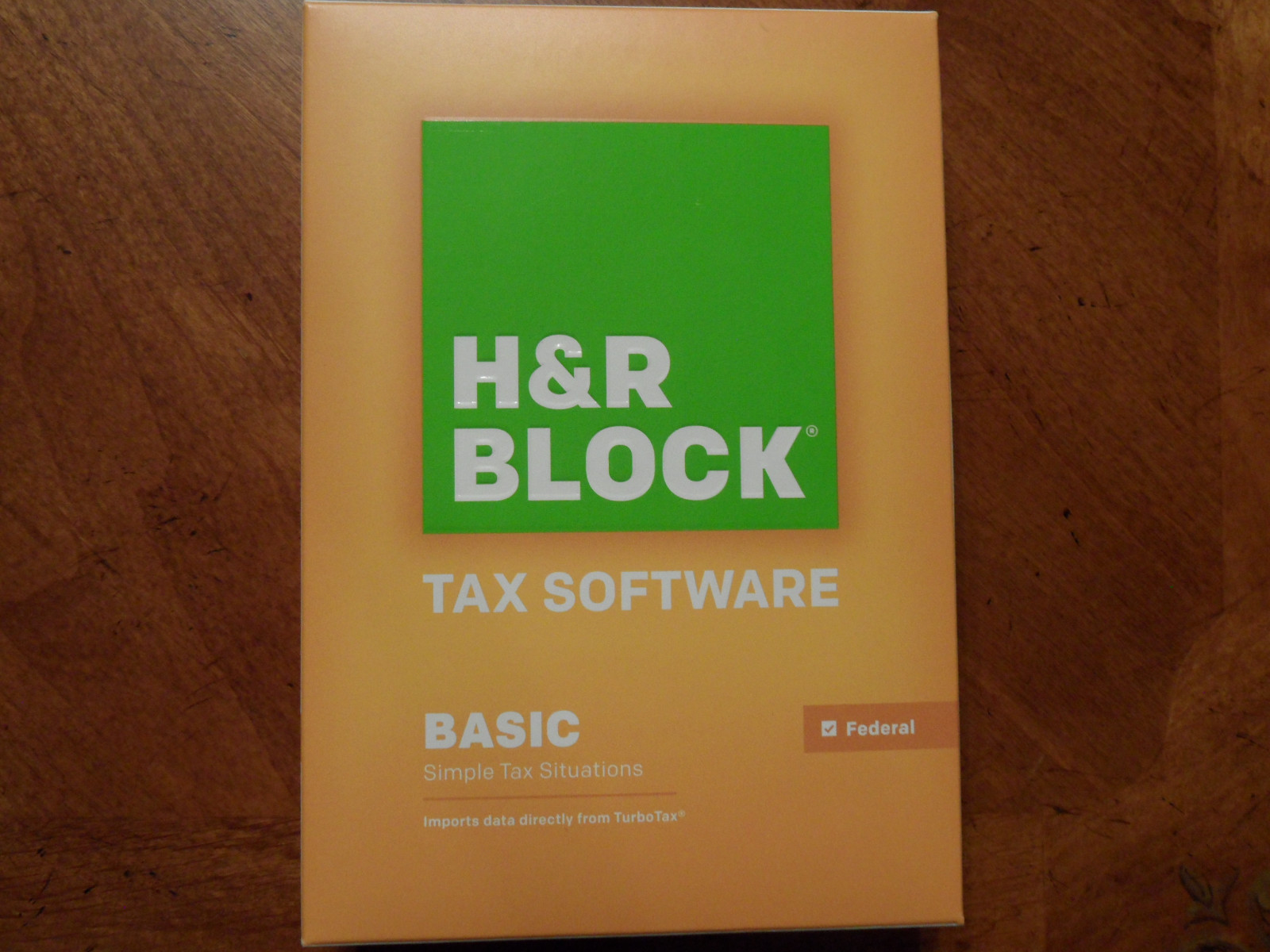 2018 H&R Block Basic 1040 Federal turbo formerly Tax Cut New CD sealed DVD case!