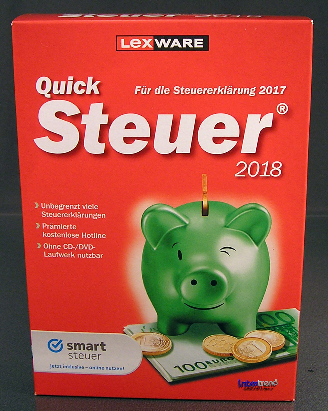 Lexware QuickSteuer 2018 Vollversion Box, CD, Handbuch (PDF) Steuerjahr 2017 NEU