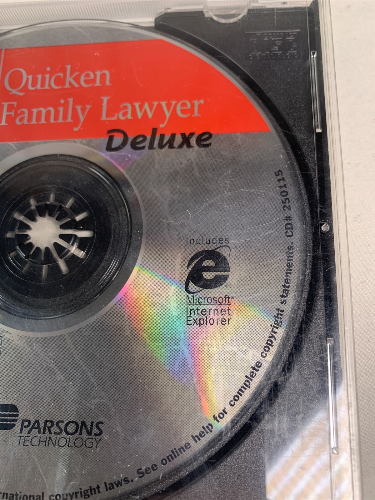 Parsons Technology Intuit QUICKEN FAMILY LAWYER 8.0 for Windows 3.1 or 95