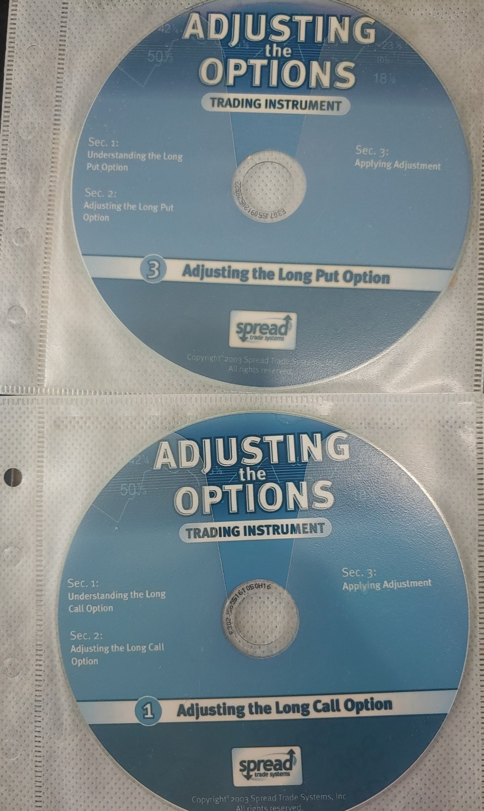No Fear Investing – Spread Trade System (6 CD-ROM Set) DAMAGED BOX, NO BOOK