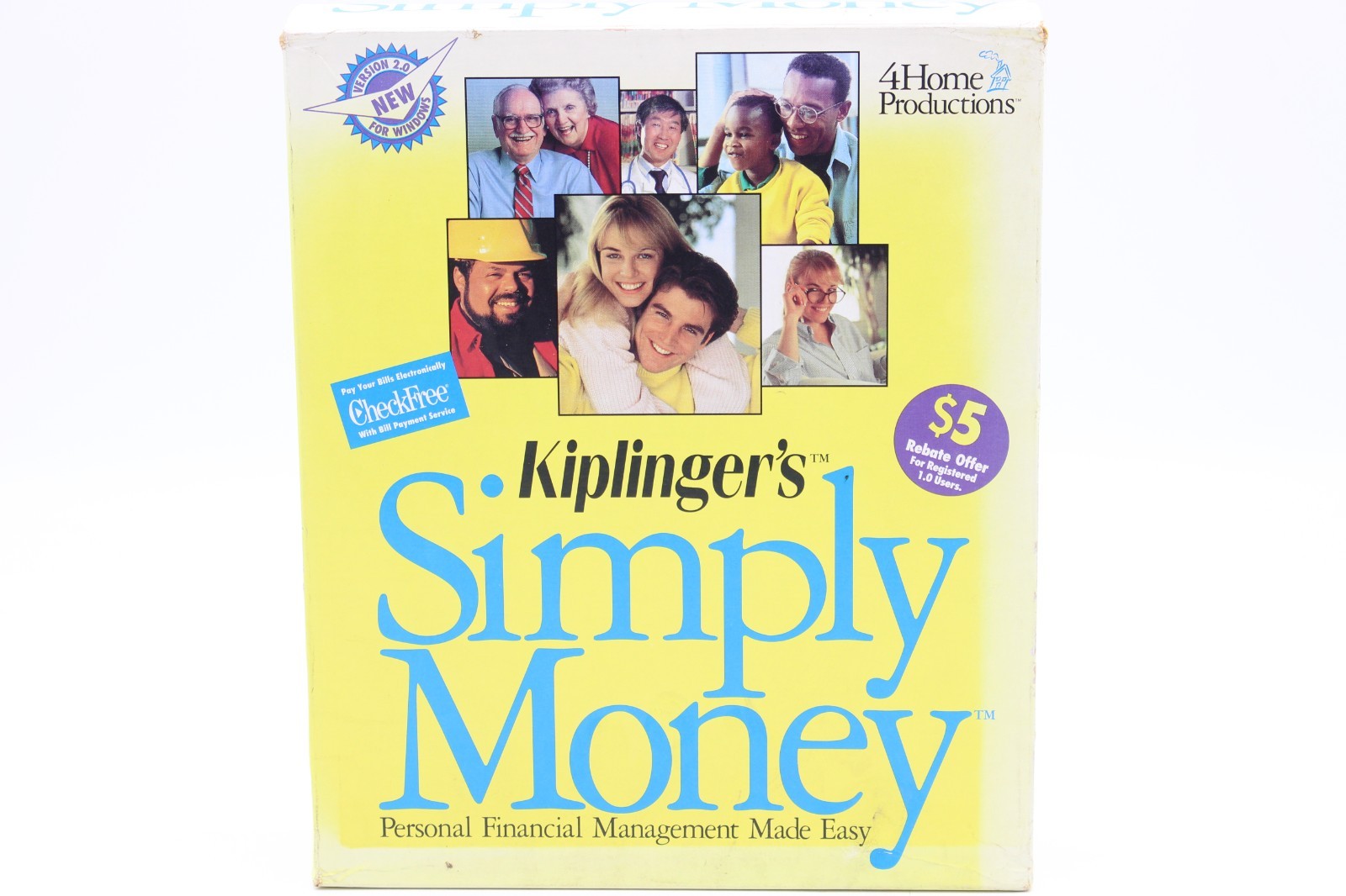 Kiplinger’s CA Simply Money ACCOUNTING FINANCE SOFTWARE Windows Retro RETAIL BOX
