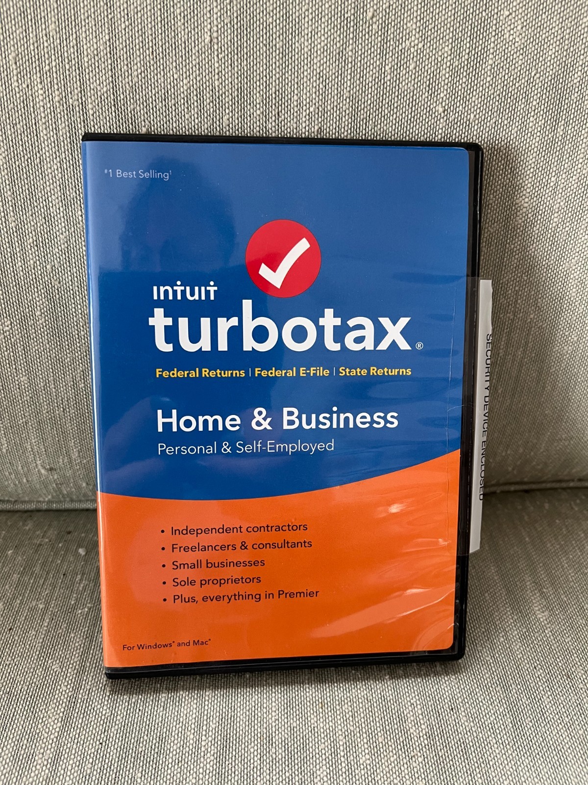 2018 TurboTax Home & Business federal e-file & state tax return for PC & Mac CD