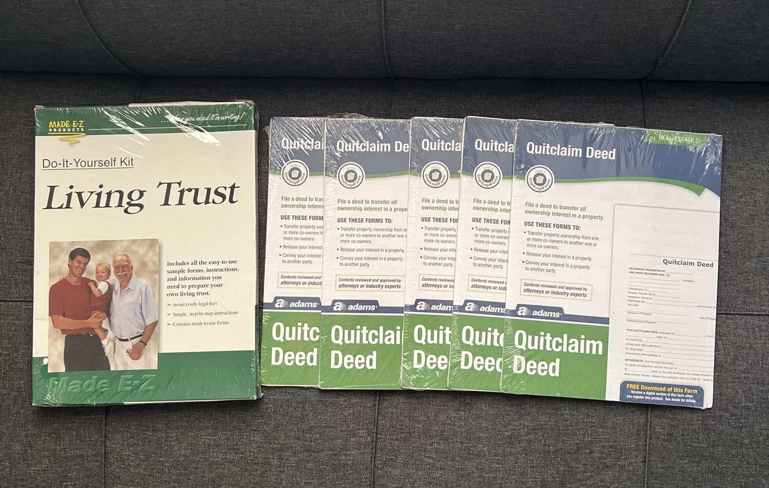 DIY Living Trust by Made E-Z Products Staff software /Adams Quitclaim Deed Forms