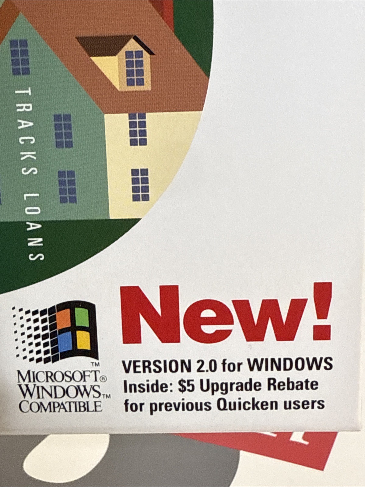 Intuit Quicken 2.0 Windows IBM Personal Finance Software W/ Disks Vintage 1992