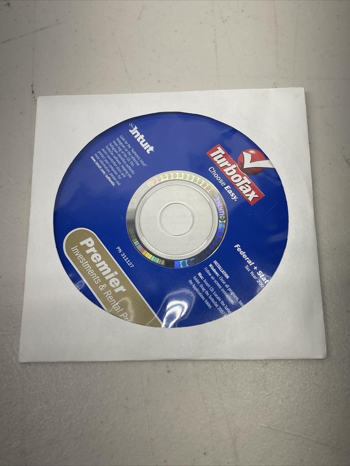 2007 TurboTax Deluxe Federal + State 2007 for PC, Mac