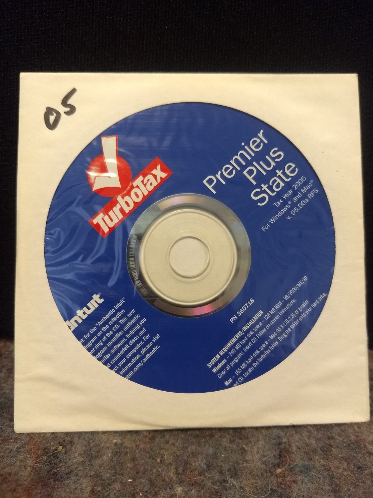 2005 TurboTax Home & Business Premier Plus State