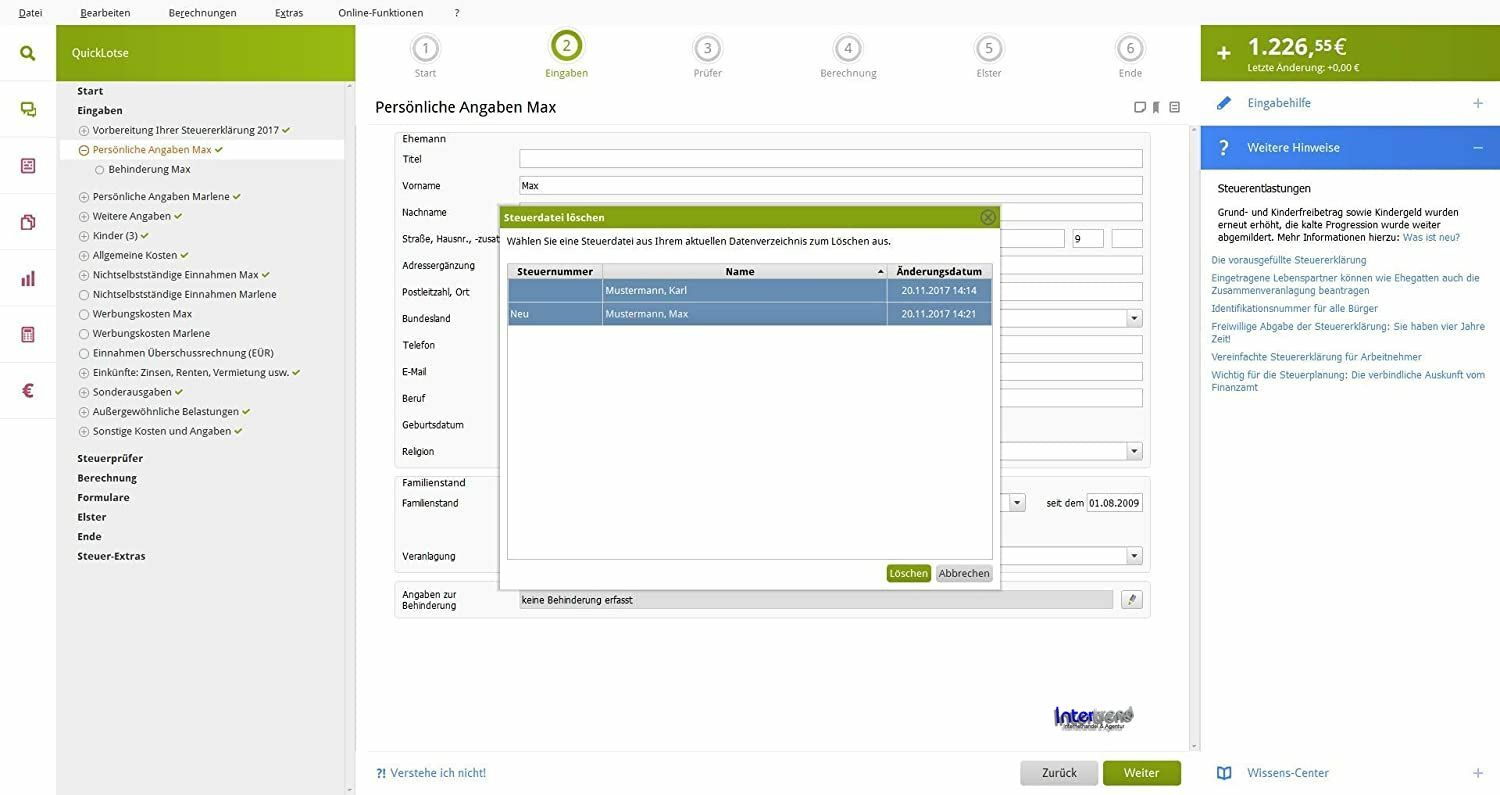 Lexware QuickSteuer 2022 Vollversion Box, CD, Handbuch (PDF) Steuerjahr 2021 NEU