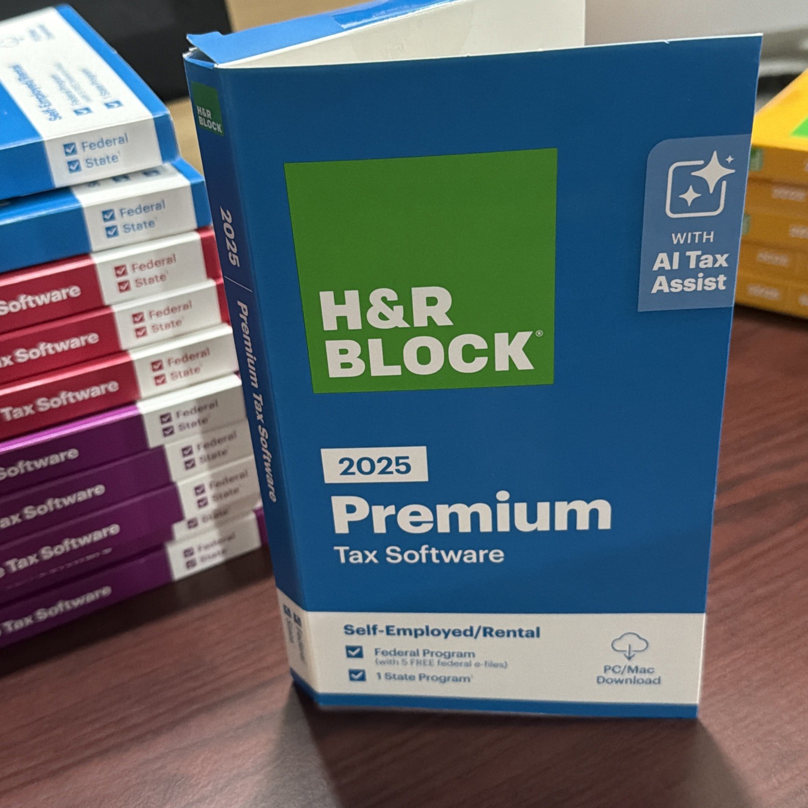NEW 2025 H&R Block Tax Software Premium for Apple/Mac [Key Card]