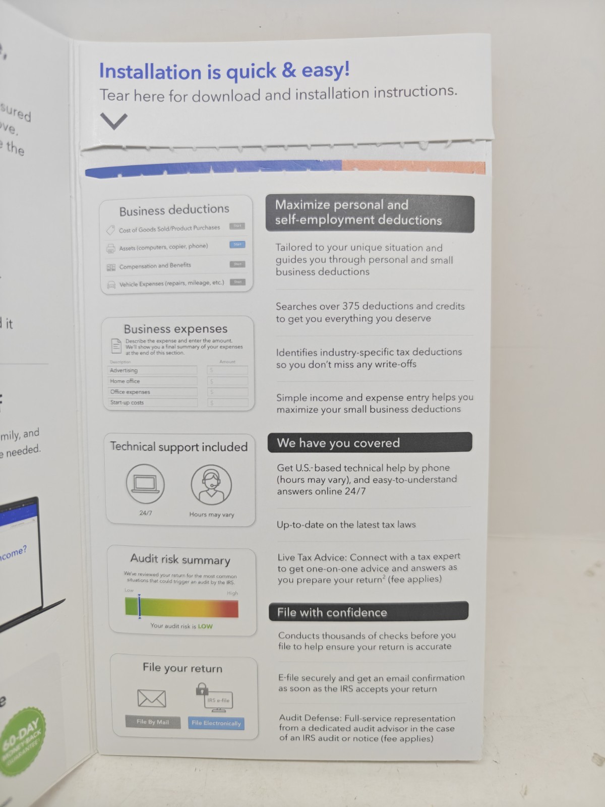 2024 Intuit Turbotax Home Business Federal State Windows Mac USA NO CD
