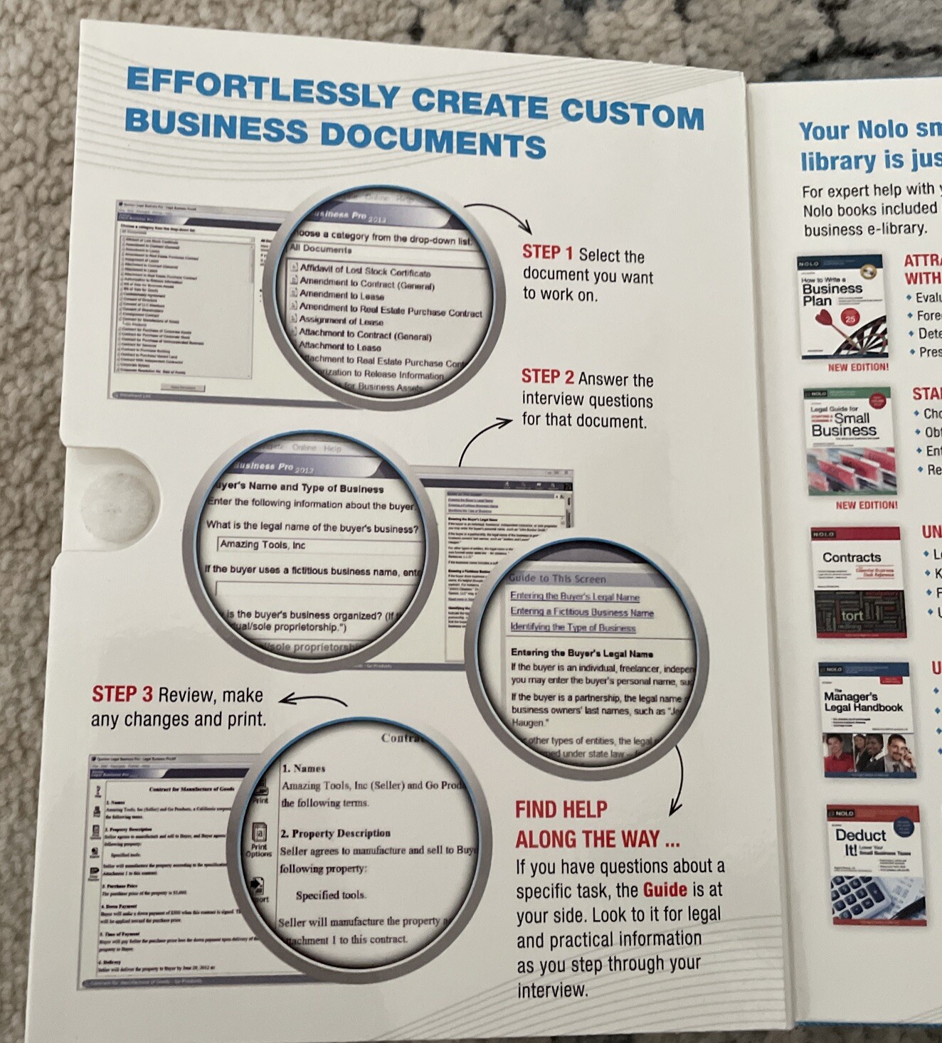 Nolo Quicken Legal Business Contracts Forms Pro 2014 for Small Business