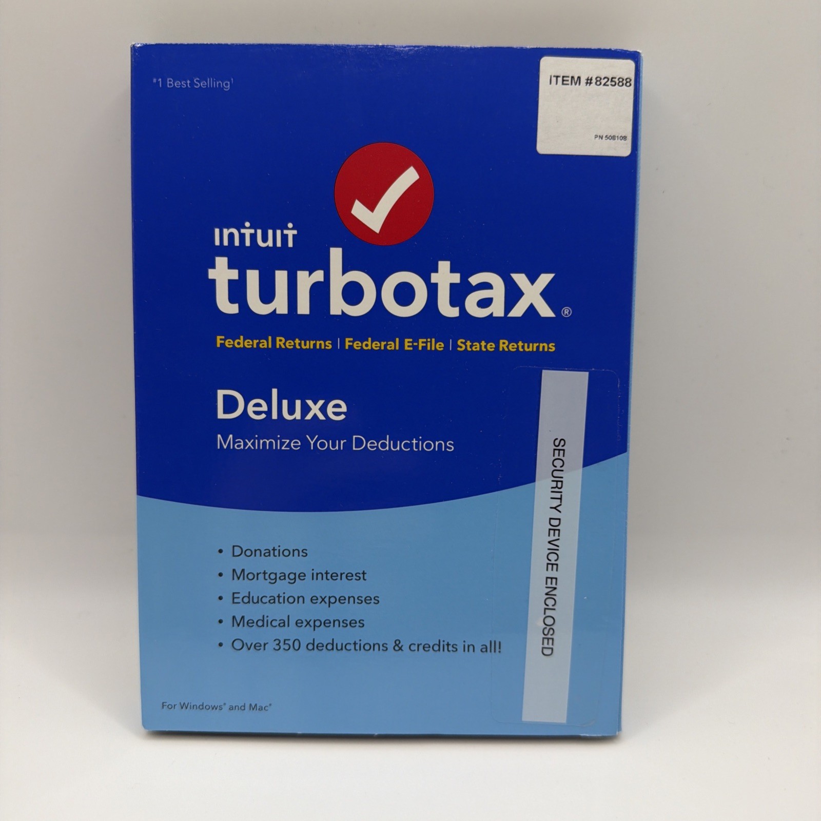 Assorted Turbo Tax Deluxe Federal State Deduction Maximizer Homeowners Business