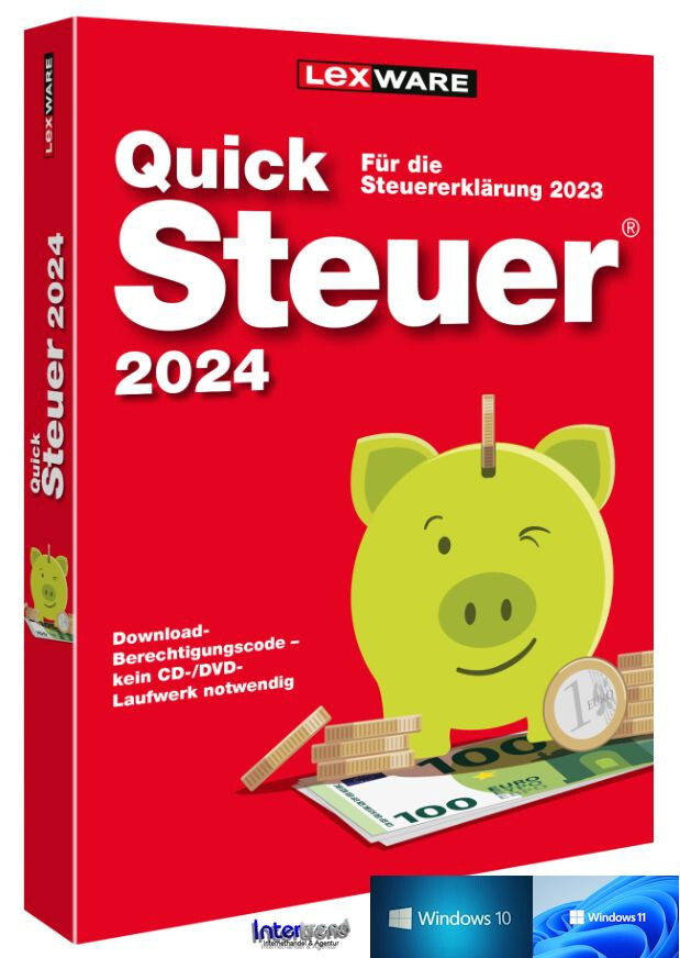 Lexware QuickTax 2024 Full Version (Tax Year 2023) + Manual Download NEW