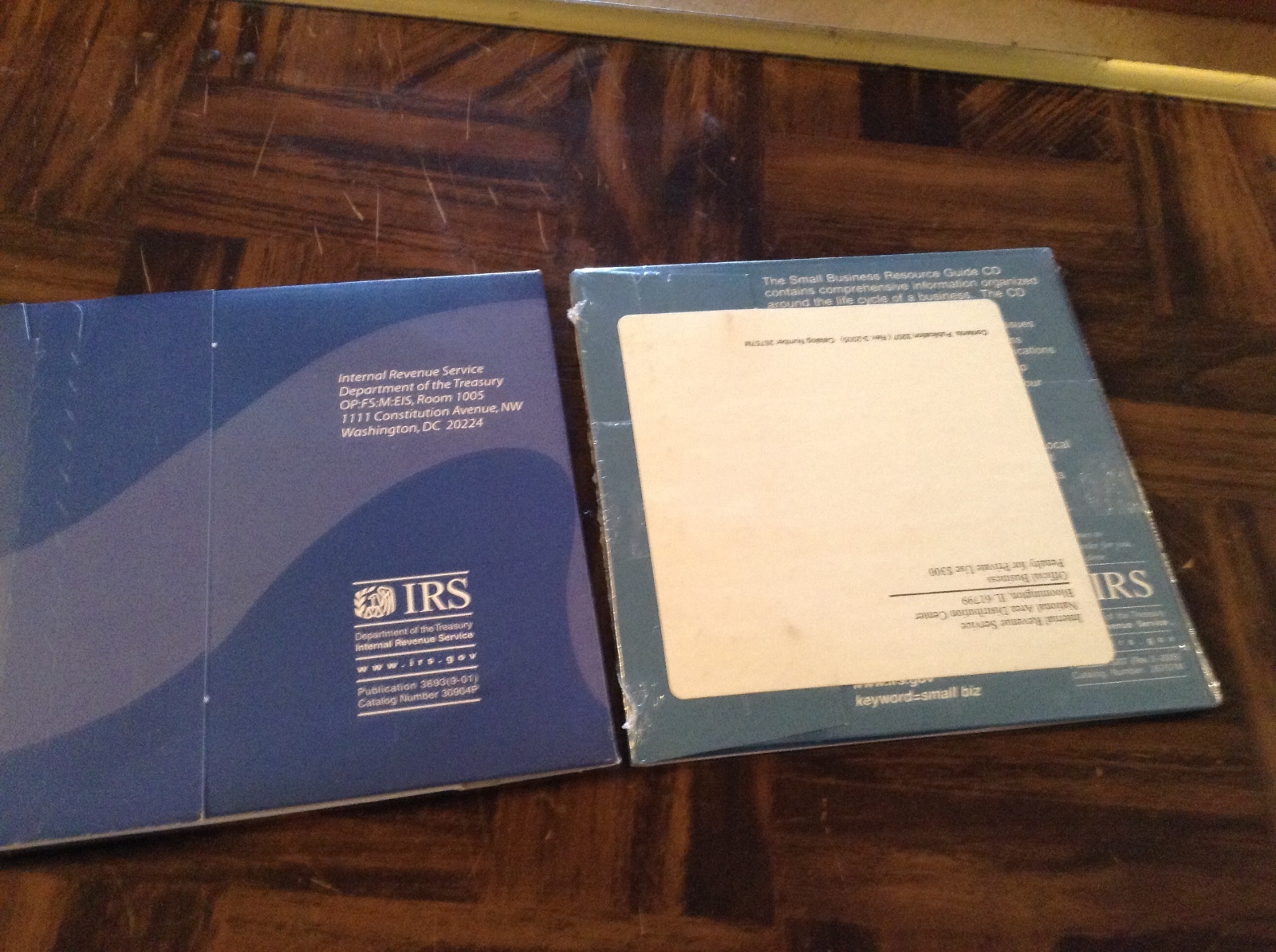 new IRS tax CDs