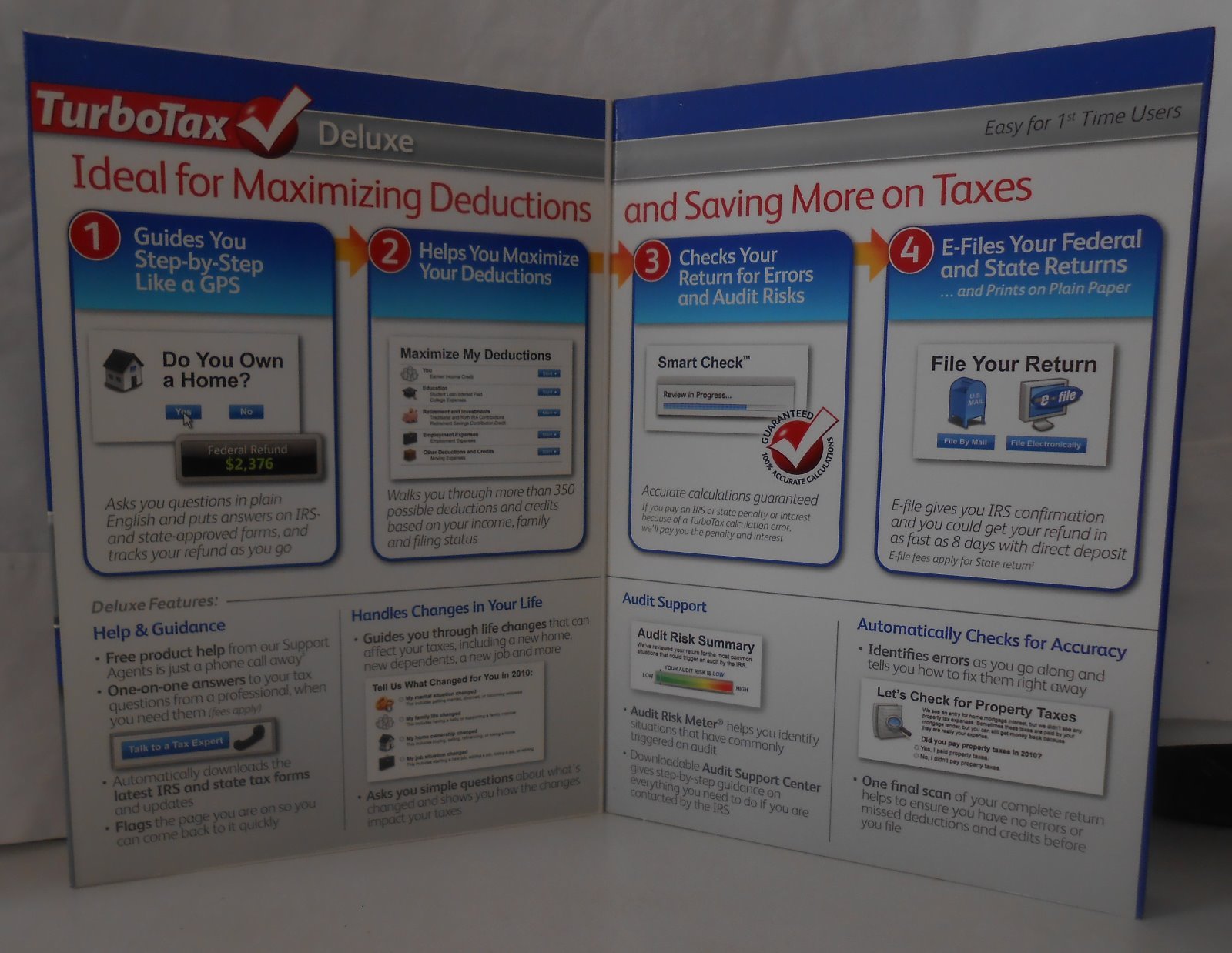 Intuit TurboTax Deluxe Federal + E-File 2010 for PC, Mac