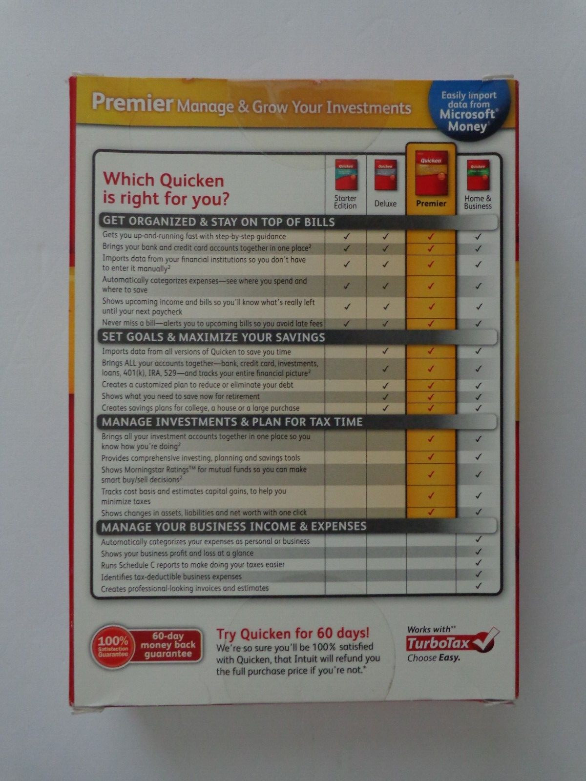 Quicken Premier 2010 For Windows