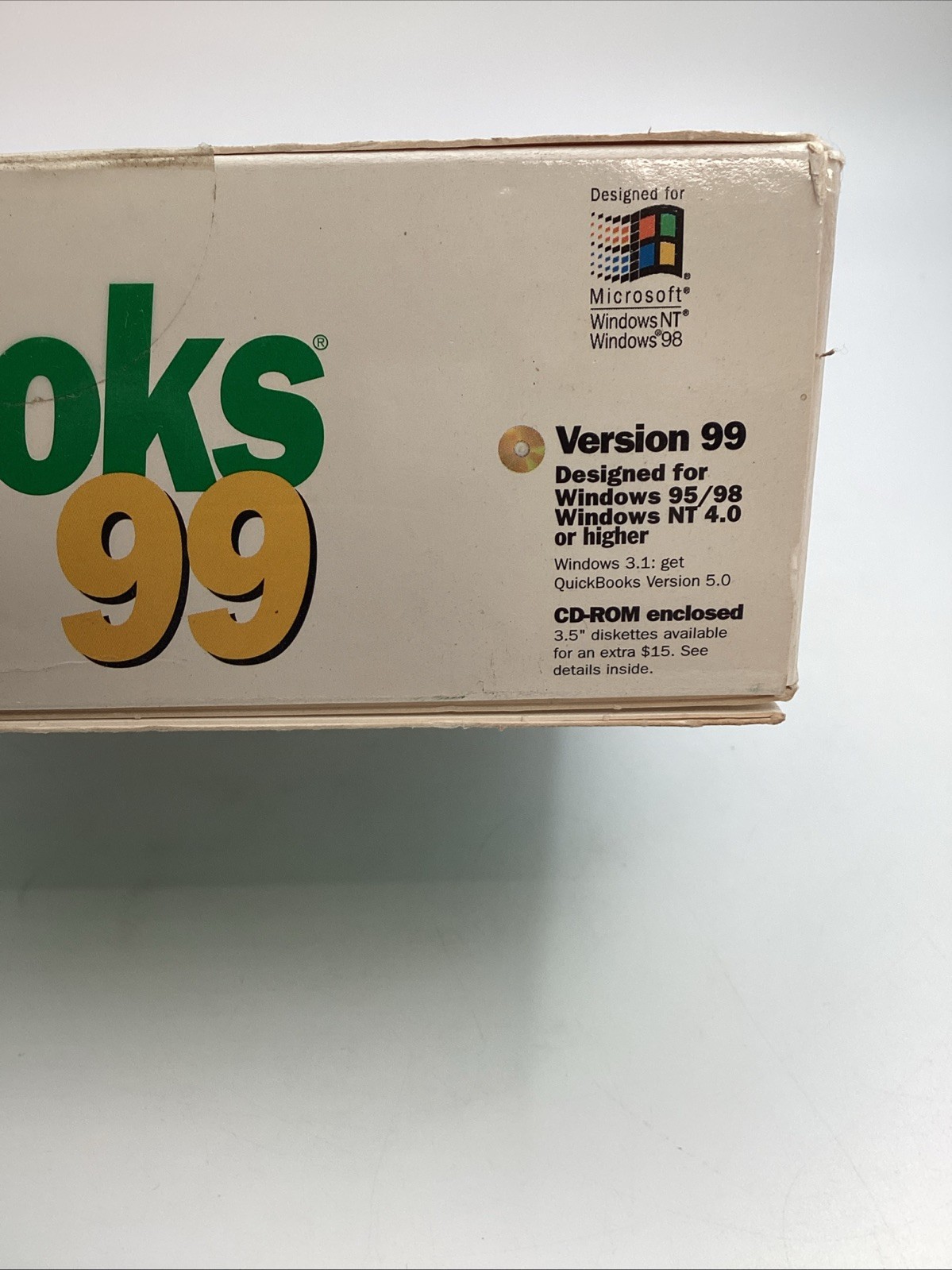 Quicken Financial Solutions Intuit QuickBooks 99 Accounting Software Windows