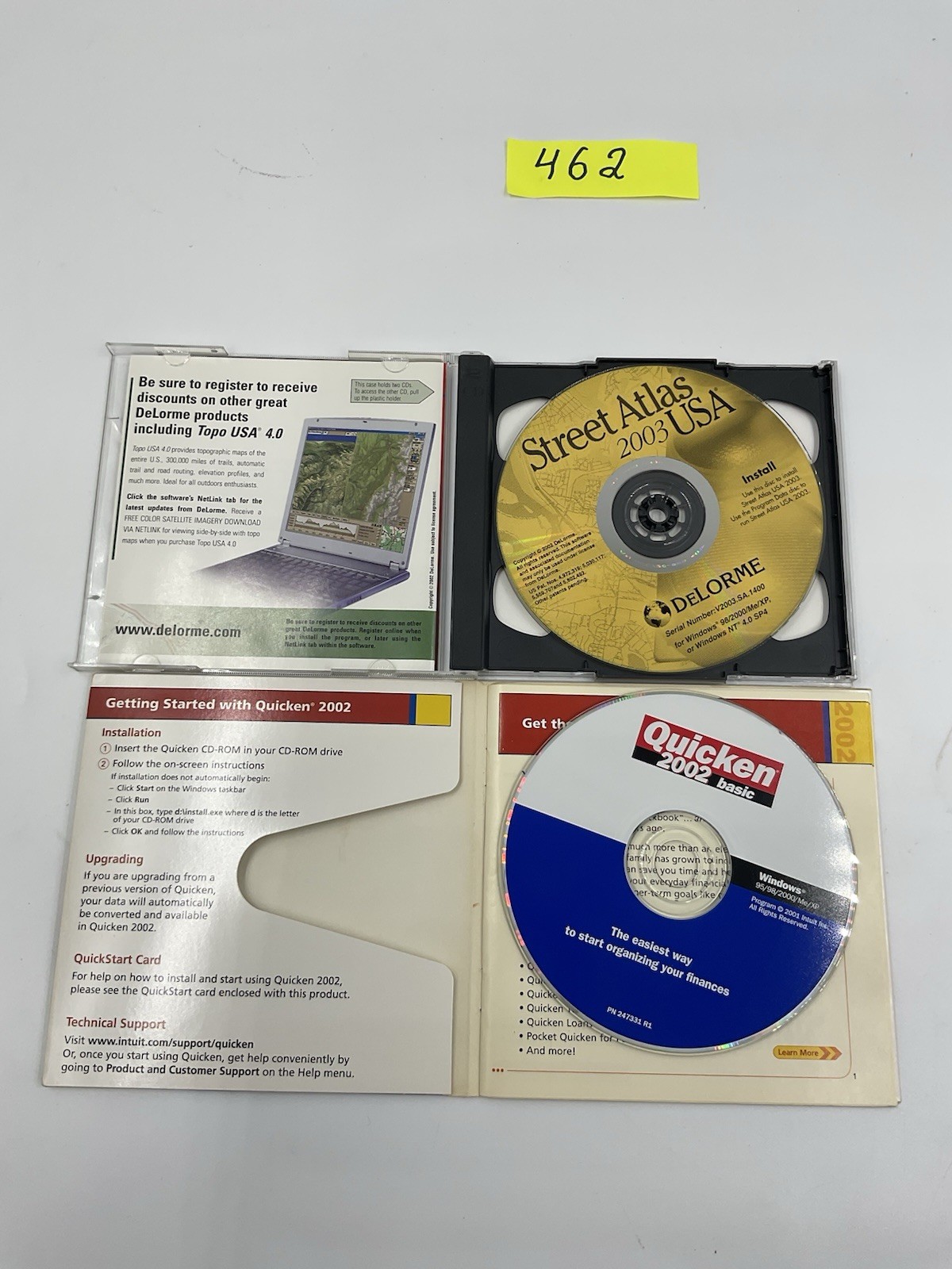 Vintage Quicken 2002 Basic PC CD-ROM Financial Software Windows 95 98 2000 Me XP