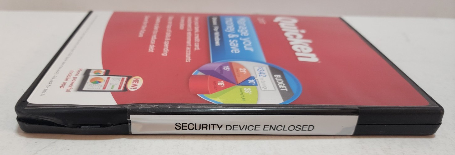 Intuit Quicken 2017 Deluxe For Windows Brand New Sealed READ BEFORE PURCHASING!!