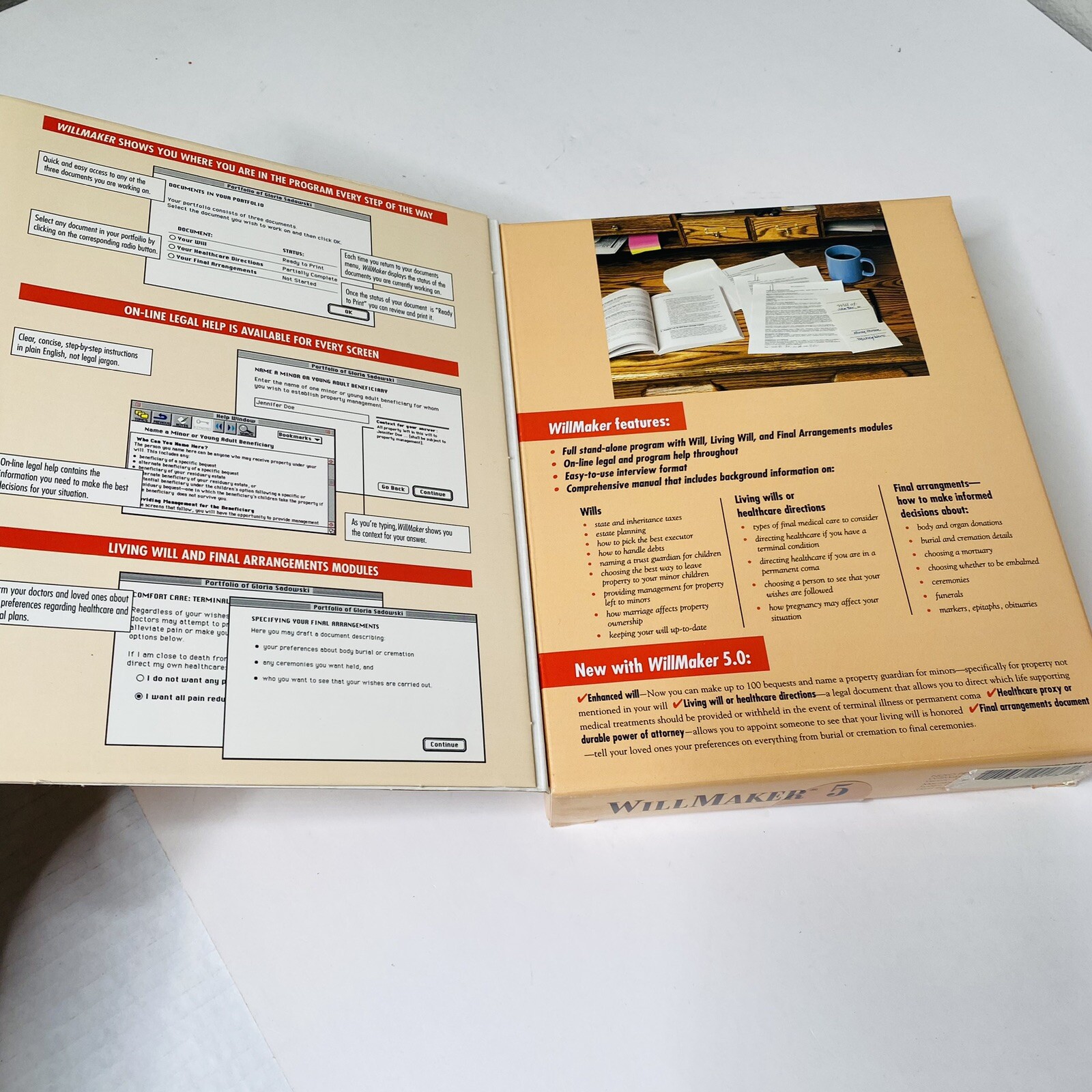 Nolo WillMaker 5 Vtg Software New Sealed NOS Macintosh