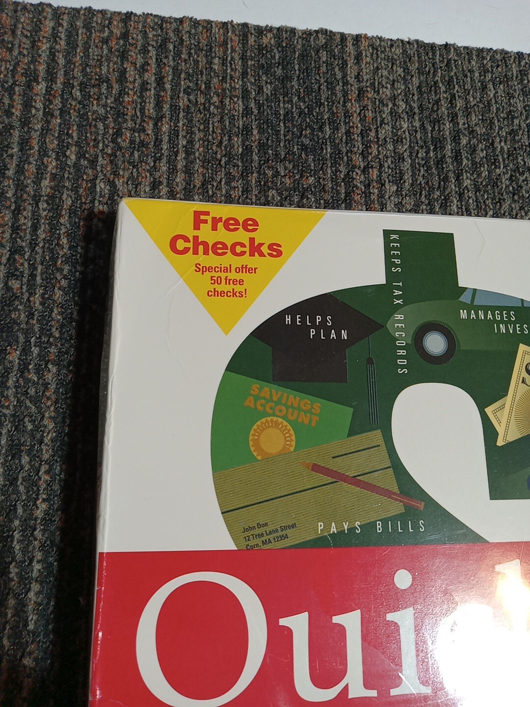 NEW SEALED VTG Intuit Quicken 6 for DOS Accounting Bookkeeping Personal Finance
