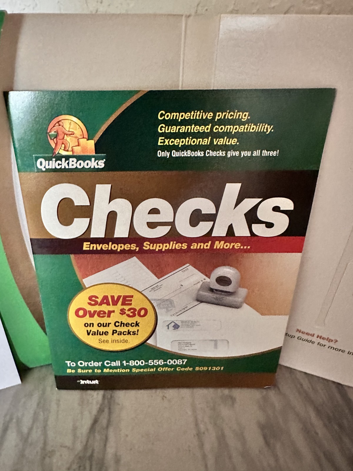 QUICKBOOKS 2009 SOFTWARE INTUIT® SMALL BUSINESS PAYROLL CHECKS with License Key!