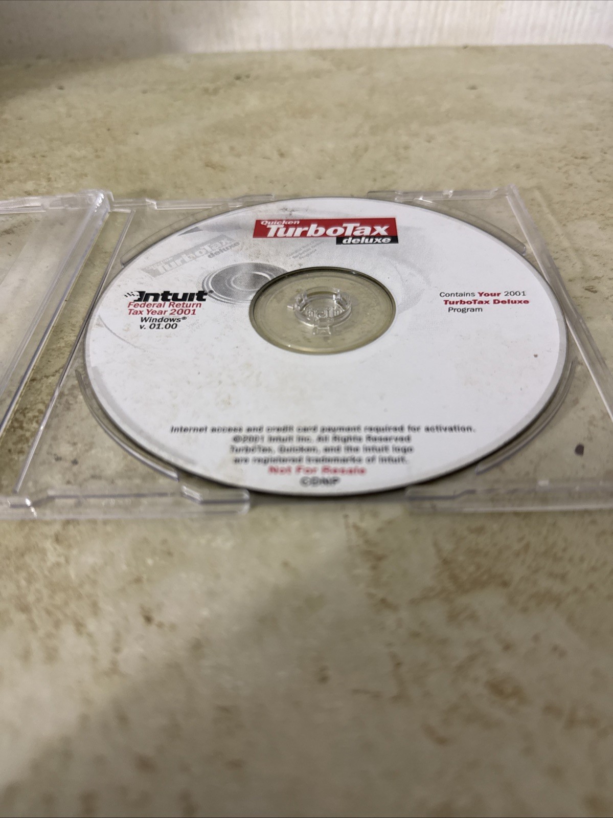 Intuit TurboTax Deluxe Tax Year 2001 for Windows