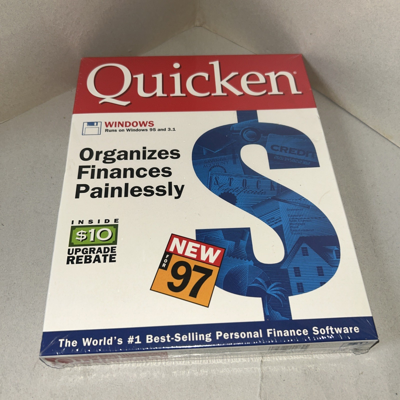 Intuit Quicken Starter Edition For Windows 95 & 3.1 NEW SEALED VINTAGE SOFTWARE