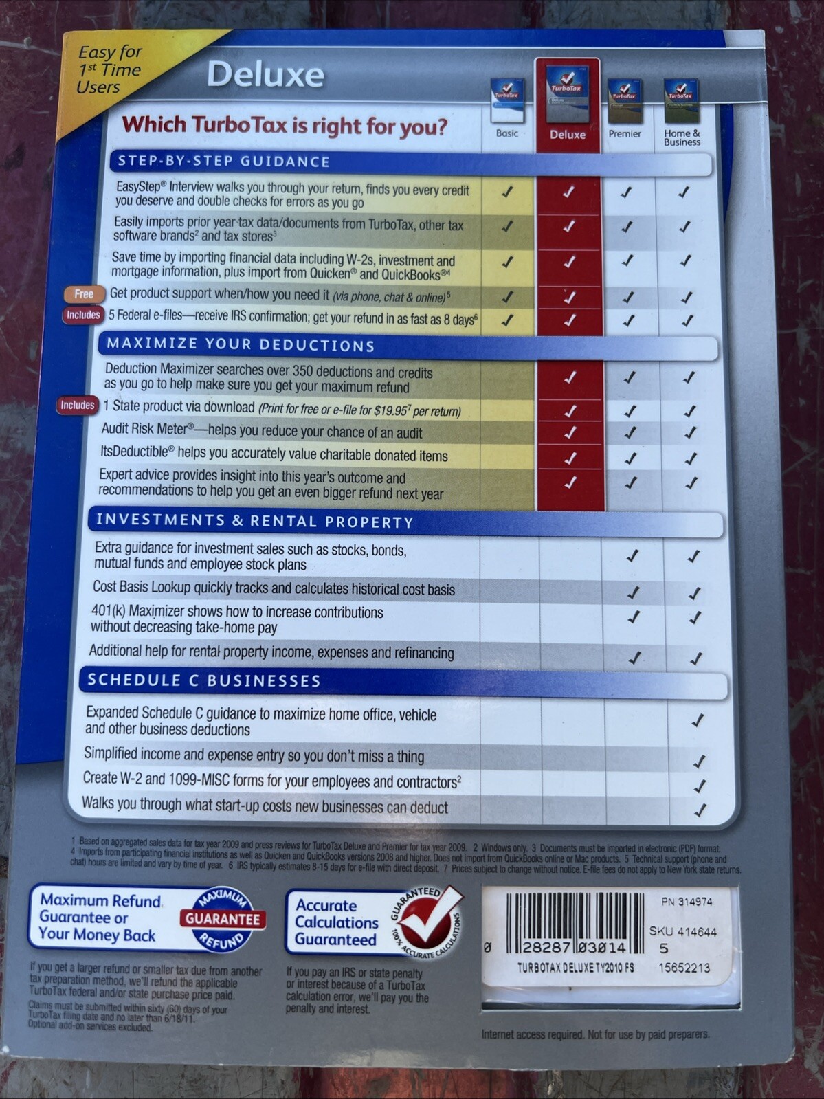 Lot 3 Turbo Tax Deluxe: 2006 + 2008 + 2011 All Federal + State VG Cnd Fst Ship