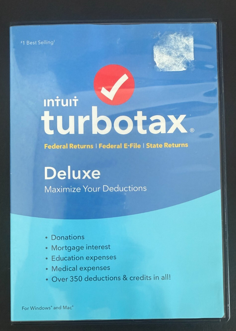 Turbotax 2016 Deluxe Federal + State Returns & Federal E-File for Windows & MAC