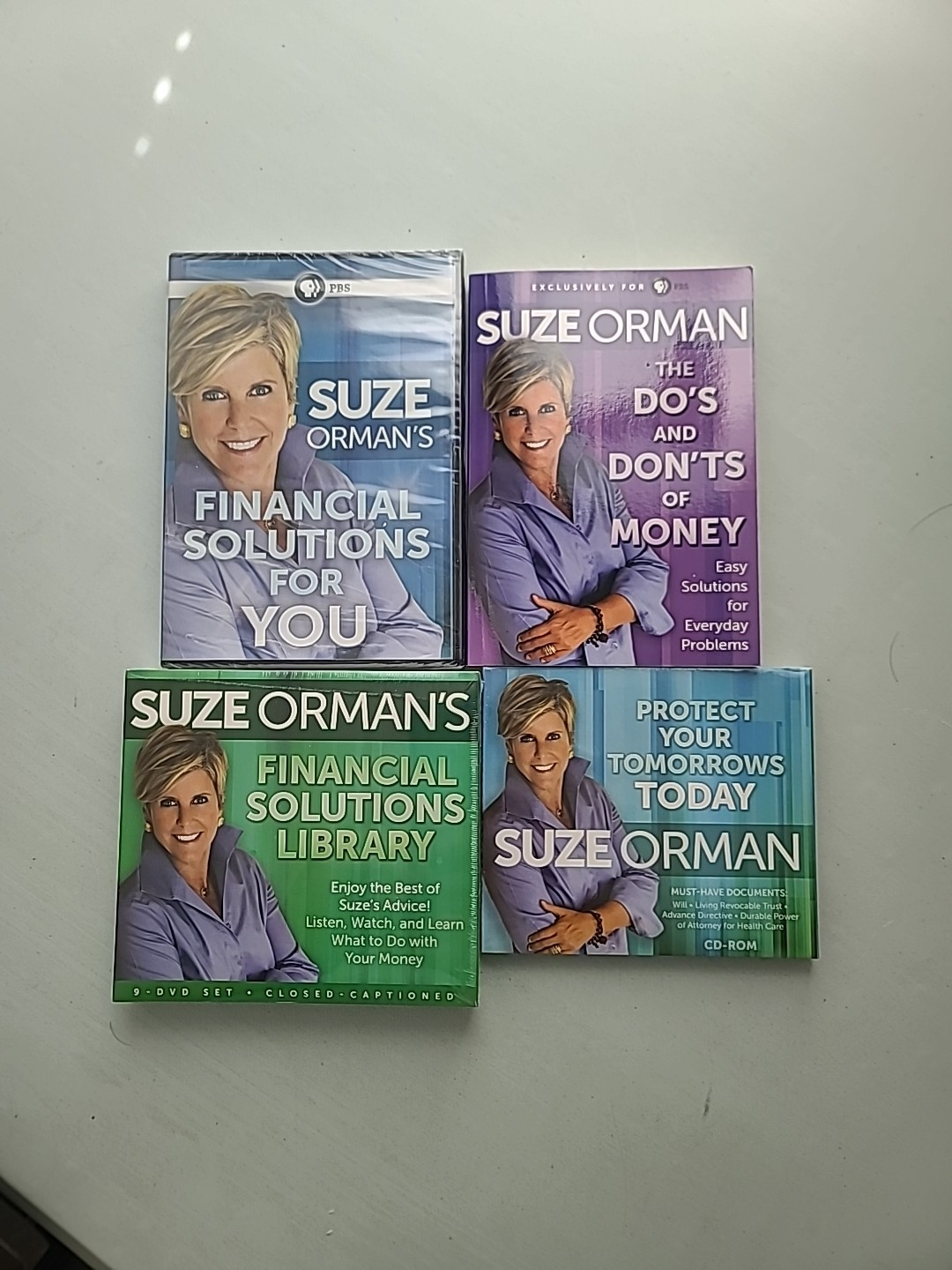 Suze Orman Financial Solutions Media CD, DVD’s, Book Set