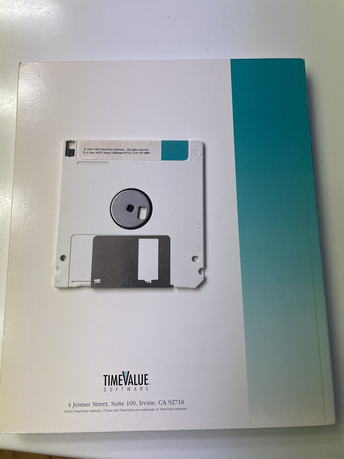 Vtg TVALUE User’s Guide W/ 3.5″ Diskette Windows Ver. 4 – Published 1994