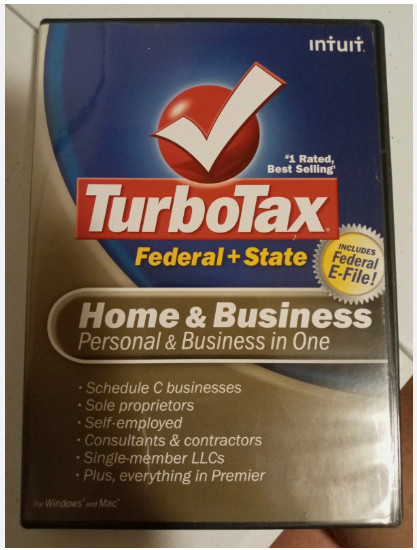 Turbotax 2008 Home & Business Federal State (DVD) Disc Only