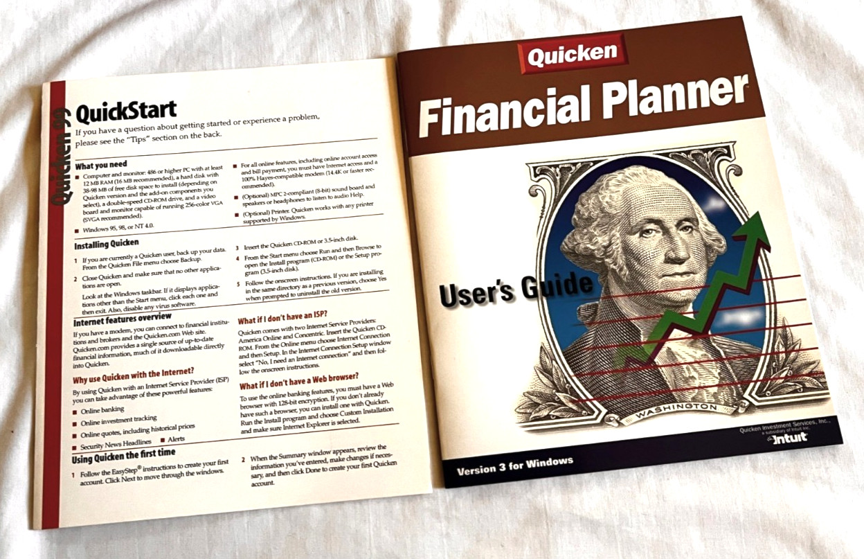 Quicken Suite 99 For Windows 95 / 98 / NT w/Family Lawyer & Financial Planner