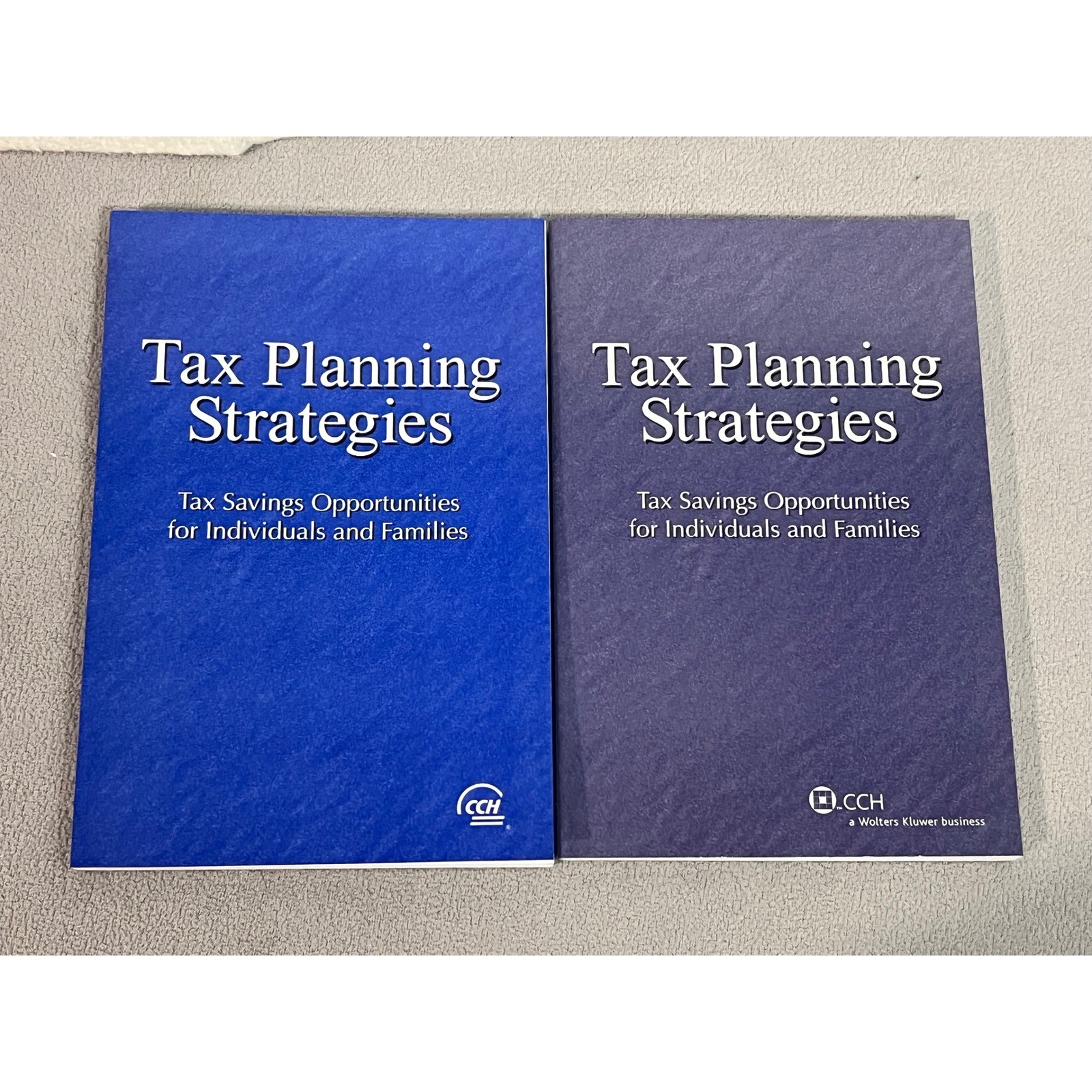 CCH Tax Planning Strategies Tax Savings individuals Families 05-07 Editions