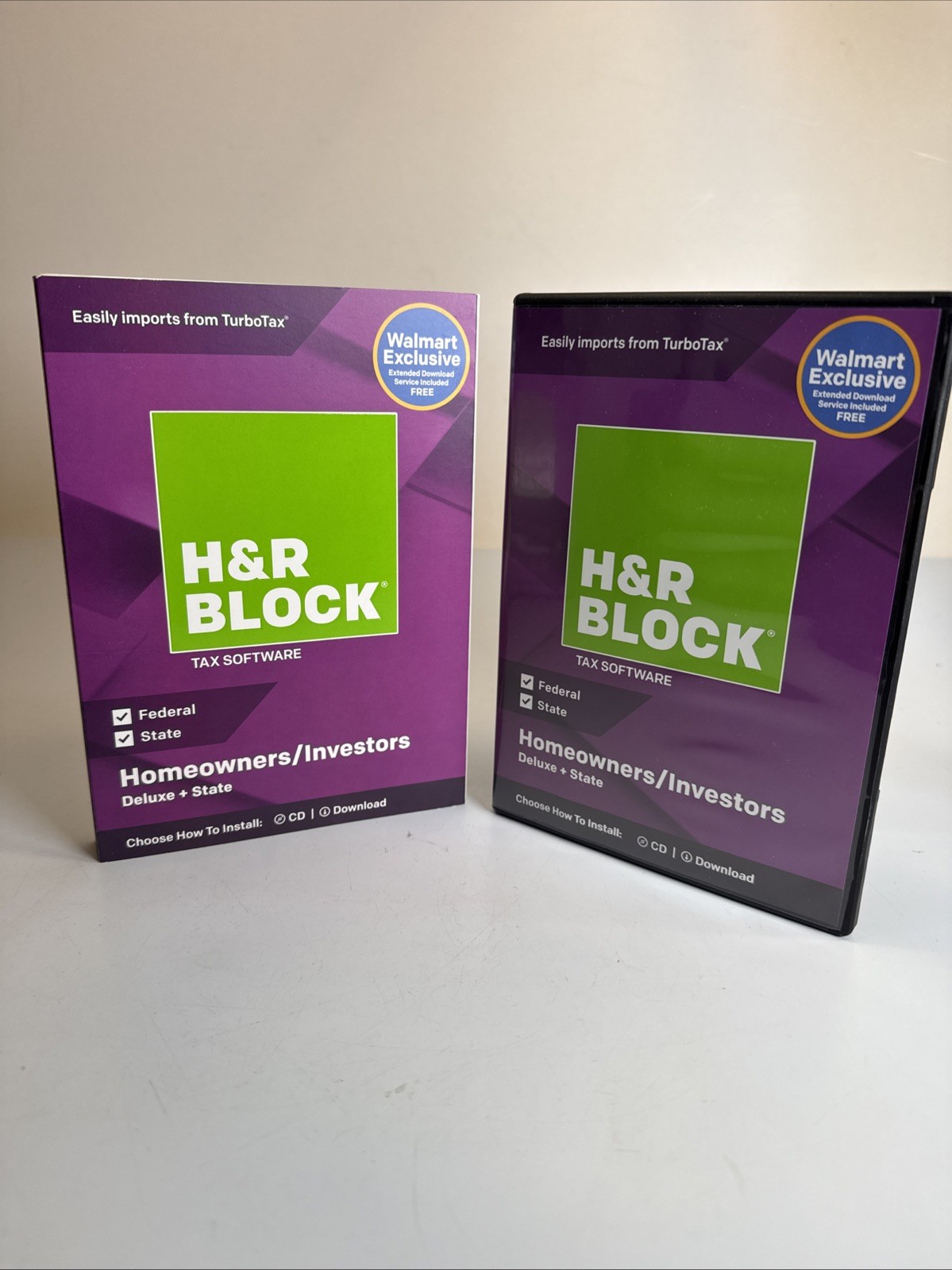 H&R Block Deluxe + State 2018 Tax Software STATE AND FEDERAL With Code