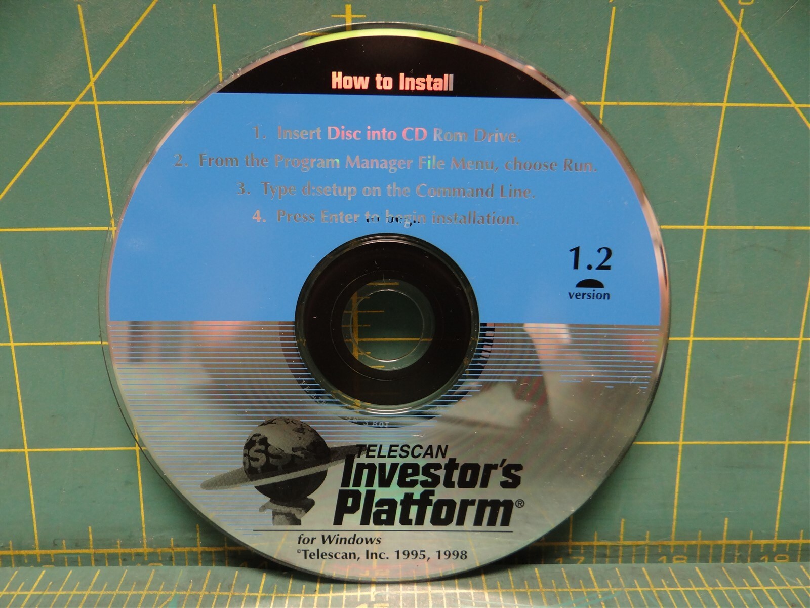 Telescan Investor’s Platform TIP Version 1.2 Windows 95 CD-Rom