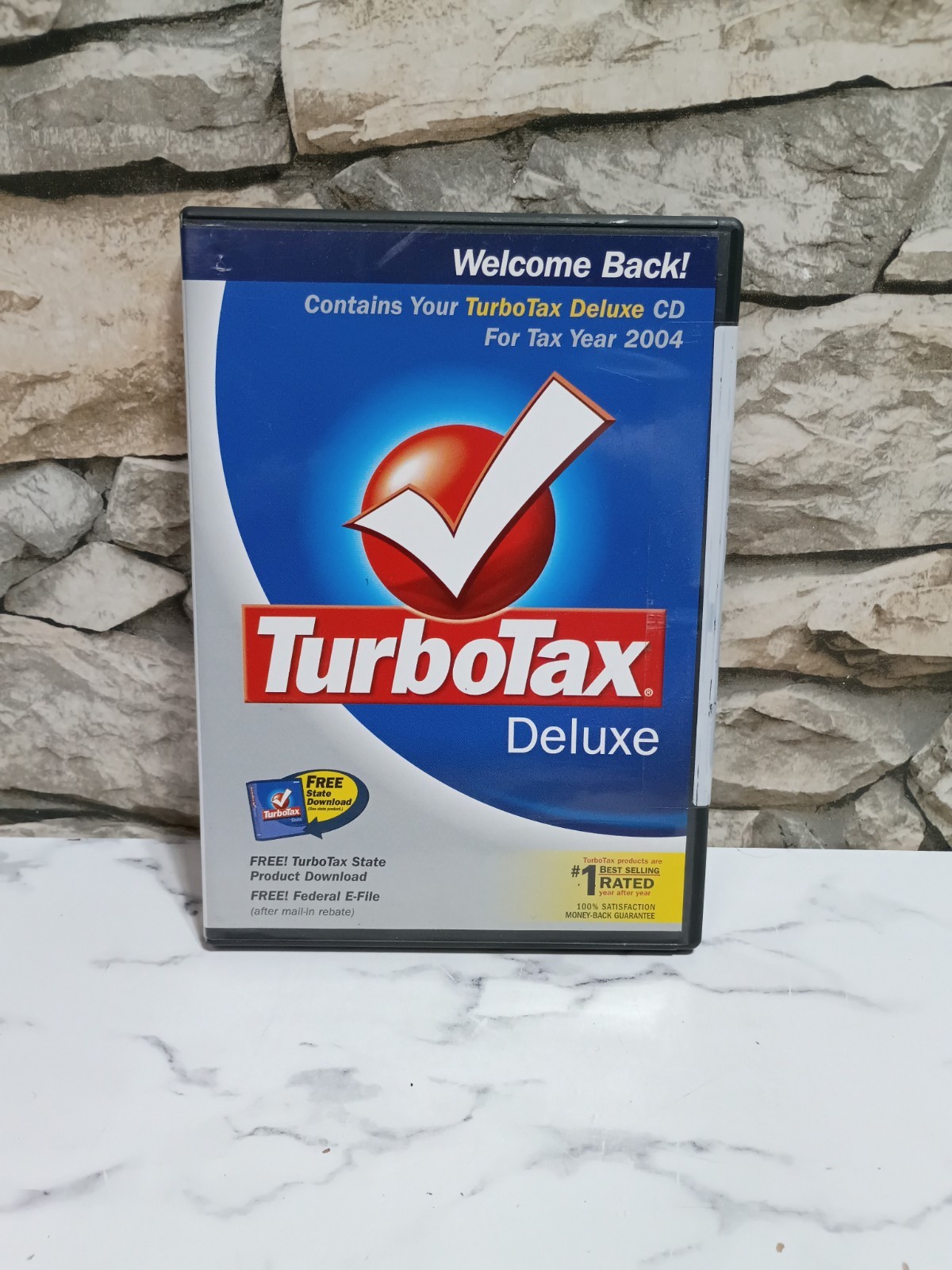 TurboTax Deluxe For 2004 Tax Year State & Federal Filing Software