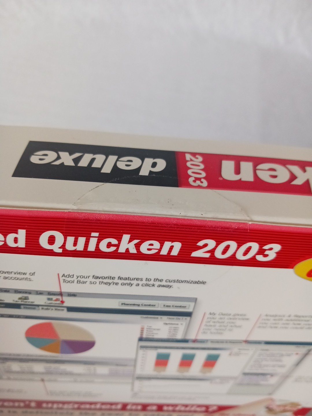 BRAND NEW FACTORY SEALED – Intuit Quicken 2003 Deluxe For Windows