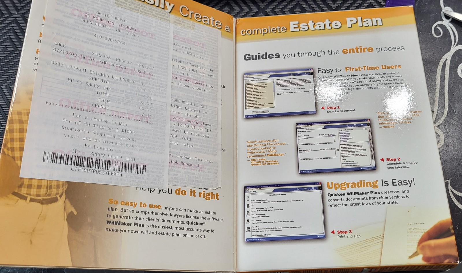 Quicken WillMaker Plus 2009 Estate Planning Software – New Old Stock
