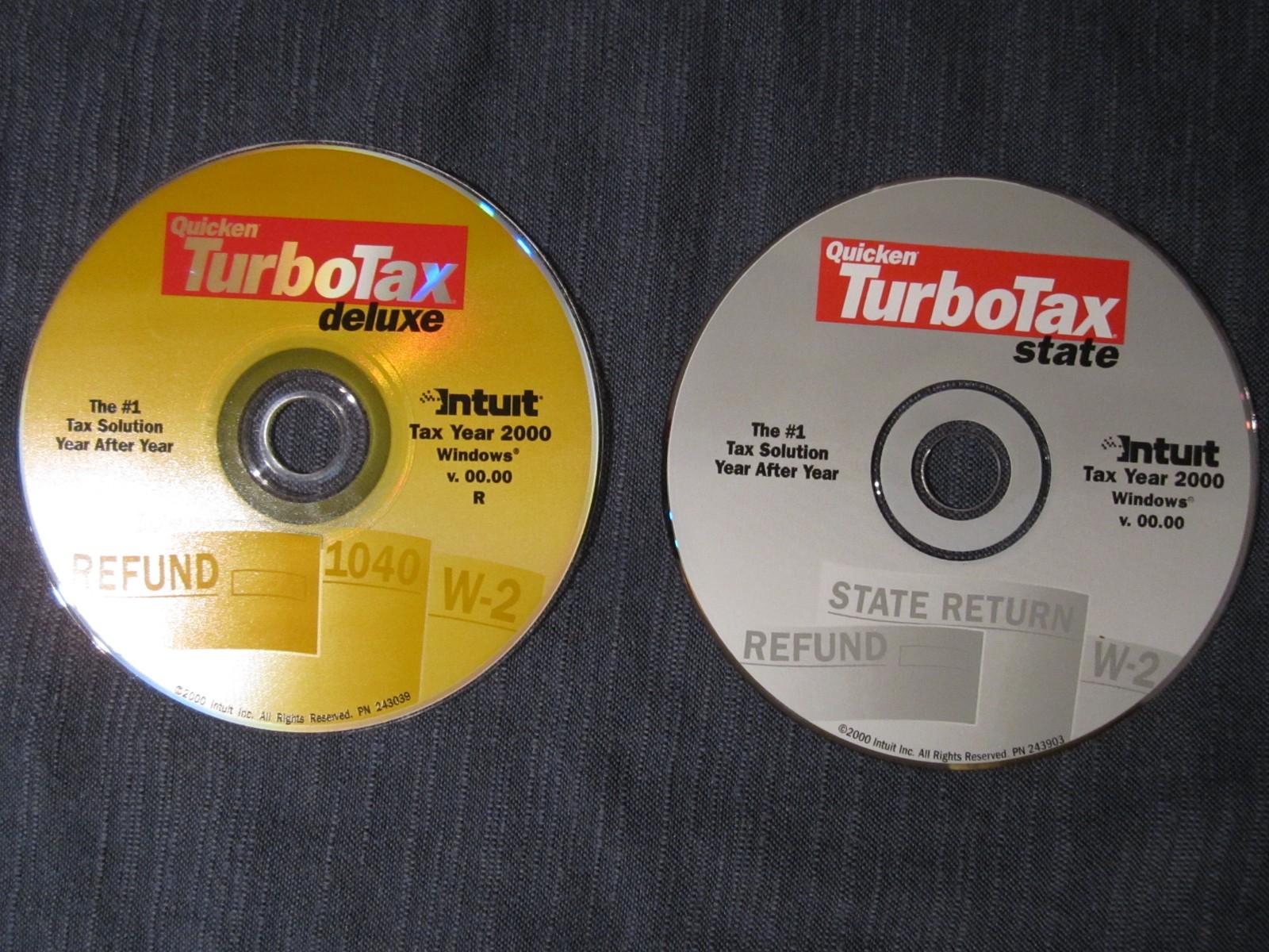 Turbotax 2000 Deluxe Federal State Tax Software Windows ONLY