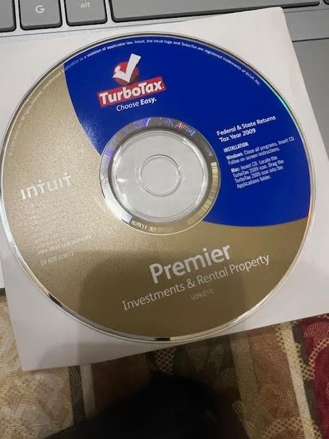 turbo tax premier 2009